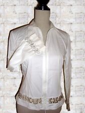 Chemisier veste blanche d'occasion  Pont-Audemer