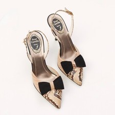 Rene Caovilla Czółenka Python Skóra Slingback Obcasy Rozmiar EU 36,5 / US 6,5 na sprzedaż  PL