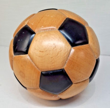 Decorative wooden football for sale  WAKEFIELD