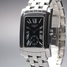 [Quase em perfeito estado] Longines Dolce Vita L5.655.4 26mm relógio masculino de quartzo mostrador preto comprar usado  Enviando para Brazil