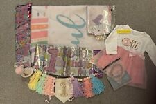 Conjunto sombrero decoración primer cumpleaños bebé niña paquete segunda mano  Embacar hacia Mexico