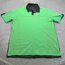 Camisa polo Nike Dri Fit Tiger Woods TW projetada verde neon masculina tamanho grande G comprar usado  Enviando para Brazil