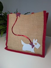 Jute hessian red for sale  BICESTER