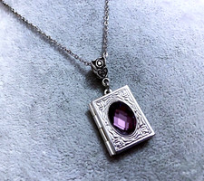 Collana donna portafoto usato  Roma