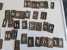 58pc brass stencils for sale  Santa Barbara