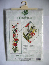 Needlepoise poppies birds for sale  SOUTH CROYDON