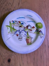 Guarda-chuva de mesa Sakura Provence café garçom homem acabamento preto prato de salada branco, usado comprar usado  Enviando para Brazil