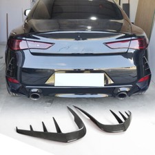Para Infiniti Q60 2017-22 para-choque traseiro de fibra de carbono ventilação lateral lâmina C acabamento canards comprar usado  Enviando para Brazil