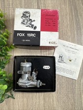 Motor de avião modelo antigo FOX 15 RC USADO 15RC ~ COMO ESTÁ não testado comprar usado  Enviando para Brazil