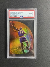 1998-99 Metal Universe Shaquille O'Neal Planet Metal #8 PSA 8 NM-MT HOF Lakers comprar usado  Enviando para Brazil