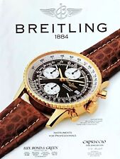 1991 Breitling 1884 Old Navitimer relógio cronógrafo impressão original AD, usado comprar usado  Enviando para Brazil