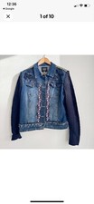 Desigual denim embroidered for sale  SHEPTON MALLET