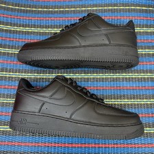 Nike Air Force 1 '07 Triplo Preto W DD8959-001 Tamanho 10.5 Feminino / 9 Masculino comprar usado  Enviando para Brazil