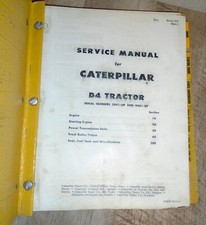 Caterpillar service reference for sale  Buhl