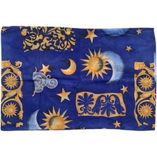 Capa de cama vintage estrelas celestiais lua sol cama de casal fronha apenas anos 90 comprar usado  Enviando para Brazil