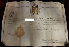 Documento pergamena congedo usato  Roma