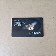 Citizen warranty card usato  Martinsicuro