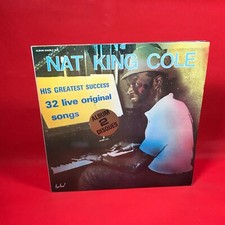 NAT KING COLE His Greatest Success 1976 double vinyl vinyl LP best of Christmas comprar usado  Enviando para Brazil