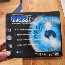 Tarjeta de sonido Terratec Audiosystem EWS88D PCI - óptica coaxial MIDI ADAT S/PDIF segunda mano  Embacar hacia Mexico