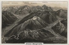 Reliefkarte ettaler bergstraß gebraucht kaufen  Bamberg