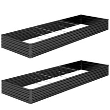 2pcs 12x4x1ft galvanized for sale  Ashford