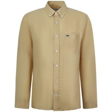 Lacoste camicia beige usato  Rutigliano