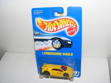 1991 Hot Wheels cartão azul LAMBORGHINI DIABLO, janelas vermelhas, Ultra Hot Wheels, CE comprar usado  Enviando para Brazil