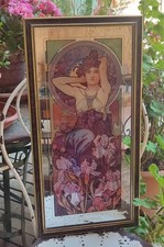 Ancien miroir sérigraphié d'occasion  France