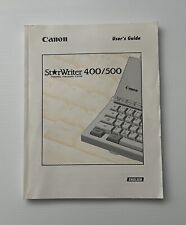 Canon starwriter 400 for sale  HARWICH