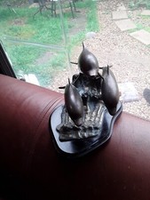 Bronze sculpture dolphins for sale  ROYSTON