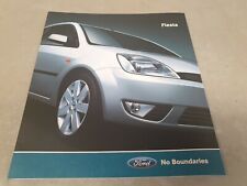 Outubro 2003 FORD FIESTA Brochura de Vendas Australiana  comprar usado  Enviando para Brazil