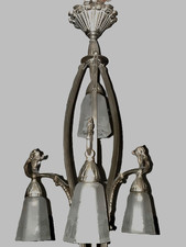 Splendide lustre bronze d'occasion  Juan-les-Pins