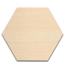 Hexagon wood cutout for sale  USA