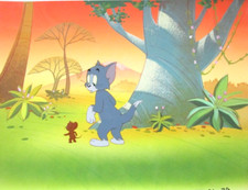 1980 TOM JERRY Filmation PRODUÇÃO ORIGINAL desenho CEL + FUNDO comprar usado  Enviando para Brazil
