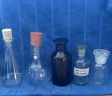 Vintage chemistry bottles for sale  RICKMANSWORTH