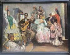 Scuola Francese 1921, I Giocatori Di Flamenco comprar usado  Enviando para Brazil