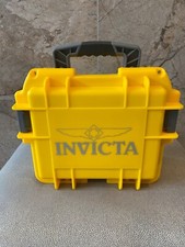 Invicta 3 Slot Estojo de Mergulho Colecionador - Amarelo Resistente ao Impacto com Cabo Cinza comprar usado Invicta 3 Slot Estojo de Mergulho Colecionador - Amarelo Resistente ao Impacto com Cabo Cinza comprar usado  Enviando para Brazil