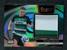 2024-25 Panini Select FIFA VIKTOR GYOKERES Patch Prata Prizm Jumbo Swatches SP comprar usado  Enviando para Brazil