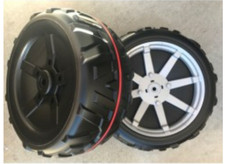 Usado, Rodas traseiras genuínas Peg Perego Ranger RZR (CONJUNTO DE 2) com calotas comprar usado  Enviando para Brazil