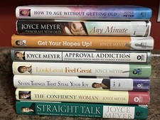 Usado, Joyce Meyer 8 Book Lot Hardcover Straight Talk Christian Confident Woman comprar usado  Enviando para Brazil