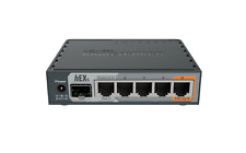 Roteador Mikrotik hEX S RB760iGS 5X Gigabit Ethernet, SFP, CPU Dual Core 880MHz comprar usado  Enviando para Brazil