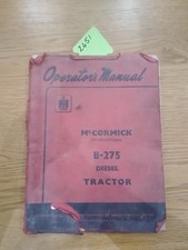 Mccormick 275 diesel for sale  WHITCHURCH