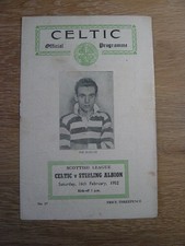1951 celtic stirling for sale  EDINBURGH