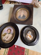 Portraits miniatures anciens d'occasion  Bordeaux-