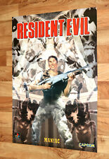 1996 Resident Evil Biohazard Capcom Sega Saturn PS1 raro pôster vintage 81x58cm. comprar usado  Enviando para Brazil
