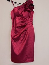 Usado, Vestido de cetim clássico noite Hailey Logan By Adrianne Panel cor vermelha tamanho 5/6 comprar usado  Enviando para Brazil