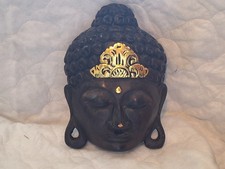 Vintage buddha wooden for sale  GLASGOW