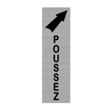 Plaque porte poussez d'occasion  Cambrai