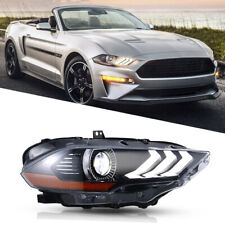 Farol de passageiros para 2018-2023 Ford Mustang farol projetor Full LED DRL comprar usado  Enviando para Brazil