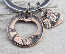 Chaveiro Lucky Penny Heart - Chaveiro Moeda - Presente Personalizado para Ele ou Ela comprar usado  Enviando para Brazil